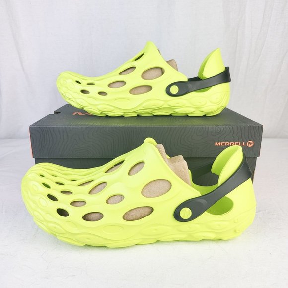 Merrell Other - Merrell Men's Hydro Moc Lime Green Rubber Slip On Clog Water Shoes Sz 11